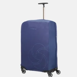 Kofferhoezen^Samsonite Foldable Luggage Cover kofferhoes M mid.blue