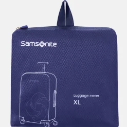 Kofferhoezen^Samsonite Foldable Luggage Cover kofferhoes XL midnight blue