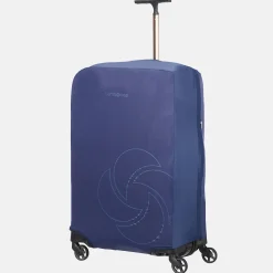 Kofferhoezen^Samsonite kofferhoes L/M mid.blue