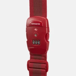 Kofferriemen^Samsonite kofferriem red