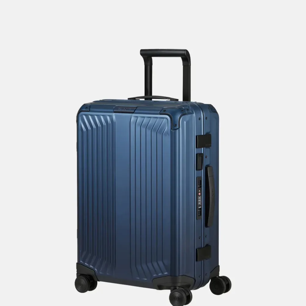Handbagage Koffers^Samsonite Lite-Box Alu handbagage koffer gradient midnight blue