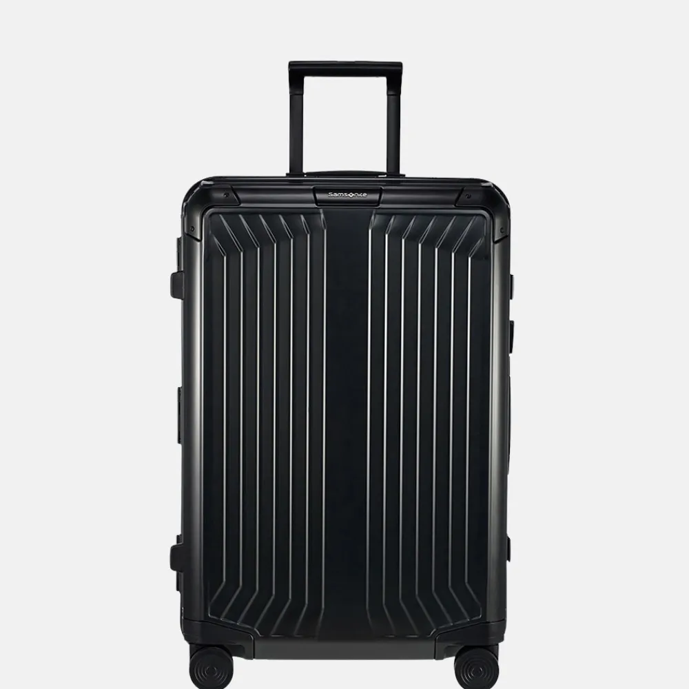 Reiskoffers^Samsonite Lite-Box Alu spinner 69 cm black