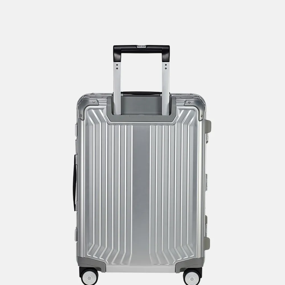 Handbagage Koffers^Samsonite Lite-Box Alu spinner 55 cm aluminium