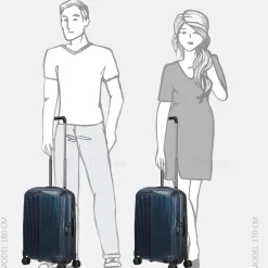 Handbagage Koffers^Samsonite Major-Lite handbagage koffer 55 cm Midnight Blue