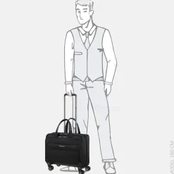 Business Trolleys | Business Trolleys^Samsonite Pro-DLX 6 business trolley 15 inch black