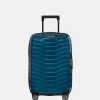 Handbagage Koffers^Samsonite Proxis expandable handbagage koffer 55 cm petrol blue