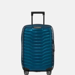 Handbagage Koffers^Samsonite Proxis expandable handbagage koffer 55 cm petrol blue