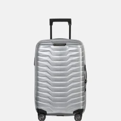 Handbagage Koffers^Samsonite Proxis expandable handbagage koffer 55 cm silver