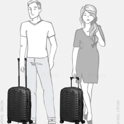 Handbagage Koffers^Samsonite Proxis expandable handbagage koffer 55 cm matt graphite