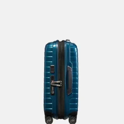 Handbagage Koffers^Samsonite Proxis expandable handbagage spinner 55 cm petrol blue