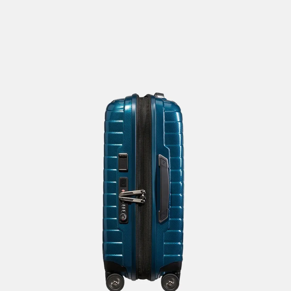 Handbagage Koffers^Samsonite Proxis expandable handbagage spinner 55 cm petrol blue