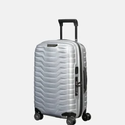 Handbagage Koffers^Samsonite Proxis expandable handbagage koffer 55 cm silver