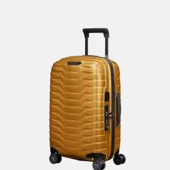 Handbagage Koffers^Samsonite Proxis expandable handbagage koffer 55 cm honey gold