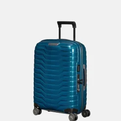 Handbagage Koffers^Samsonite Proxis expandable handbagage spinner 55 cm petrol blue