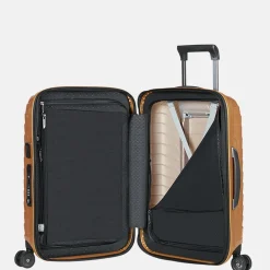 Handbagage Koffers^Samsonite Proxis expandable handbagage spinner 55 cm honey gold