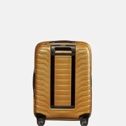 Handbagage Koffers^Samsonite Proxis expandable handbagage spinner 55 cm honey gold