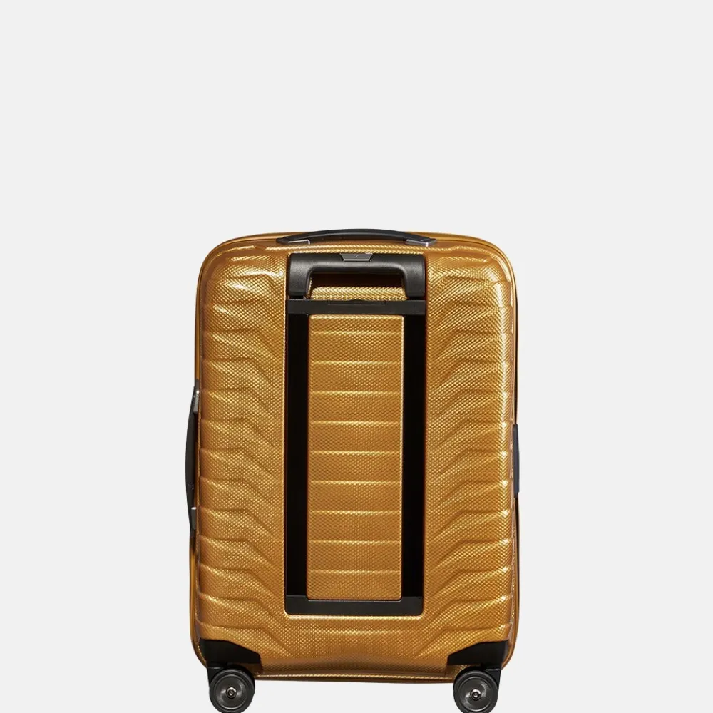 Handbagage Koffers^Samsonite Proxis expandable handbagage spinner 55 cm honey gold