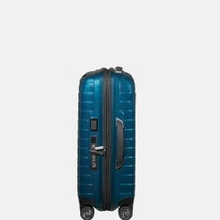 Handbagage Koffers^Samsonite Proxis expandable handbagage koffer 55 cm petrol blue