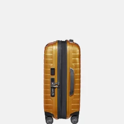 Handbagage Koffers^Samsonite Proxis expandable handbagage koffer 55 cm honey gold