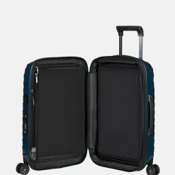 Handbagage Koffers^Samsonite Proxis expandable handbagage koffer 55 cm petrol blue