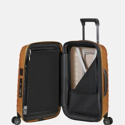 Handbagage Koffers^Samsonite Proxis expandable handbagage koffer 55 cm honey gold