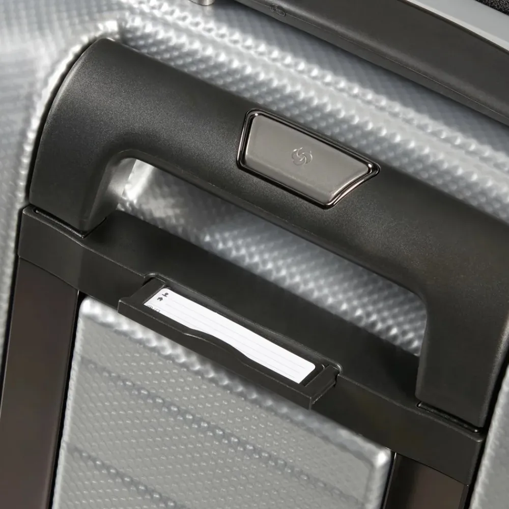 Handbagage Koffers^Samsonite Proxis expandable handbagage koffer 55 cm silver