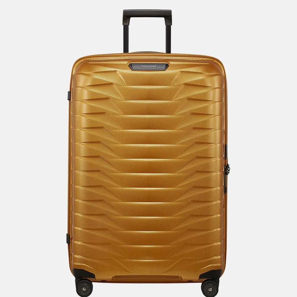 Reiskoffers^Samsonite Proxis spinner 75 cm honey gold