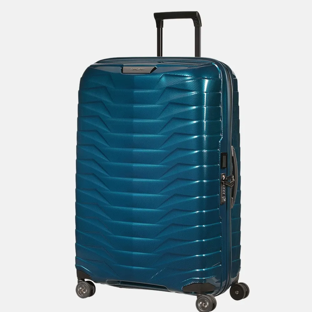 Reiskoffers^Samsonite Proxis spinner 75 cm petrol blue
