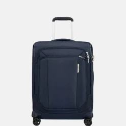 Handbagage Koffers^Samsonite Respark handbagage koffer 55 cm dubbel frame midnight blue