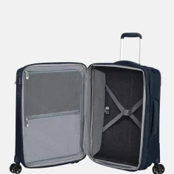 Handbagage Koffers^Samsonite Respark handbagage koffer 55 cm dubbel frame midnight blue