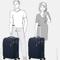 Reiskoffers^Samsonite Respark koffer 67 cm midnight blue