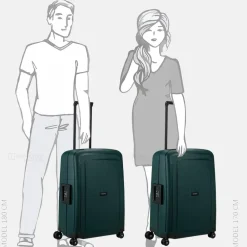 Reiskoffers^Samsonite S´Cure reiskoffer 69 cm dark teal