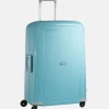 Reiskoffers^Samsonite S'Cure spinner 75 cm aqua blue