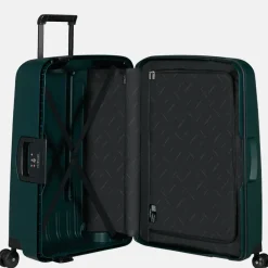 Reiskoffers^Samsonite S´Cure Spinner reiskoffer 75 cm dark teal
