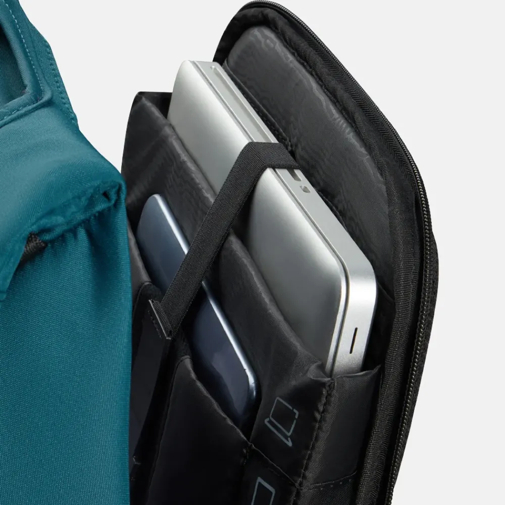 Laptop Rugzakken^Samsonite Securipak 2.0 laptoprugzak 14.1 inch petrol