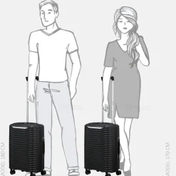 Handbagage Koffers^Samsonite Upscape 55/35 handbagage koffer 55 cm expandable black