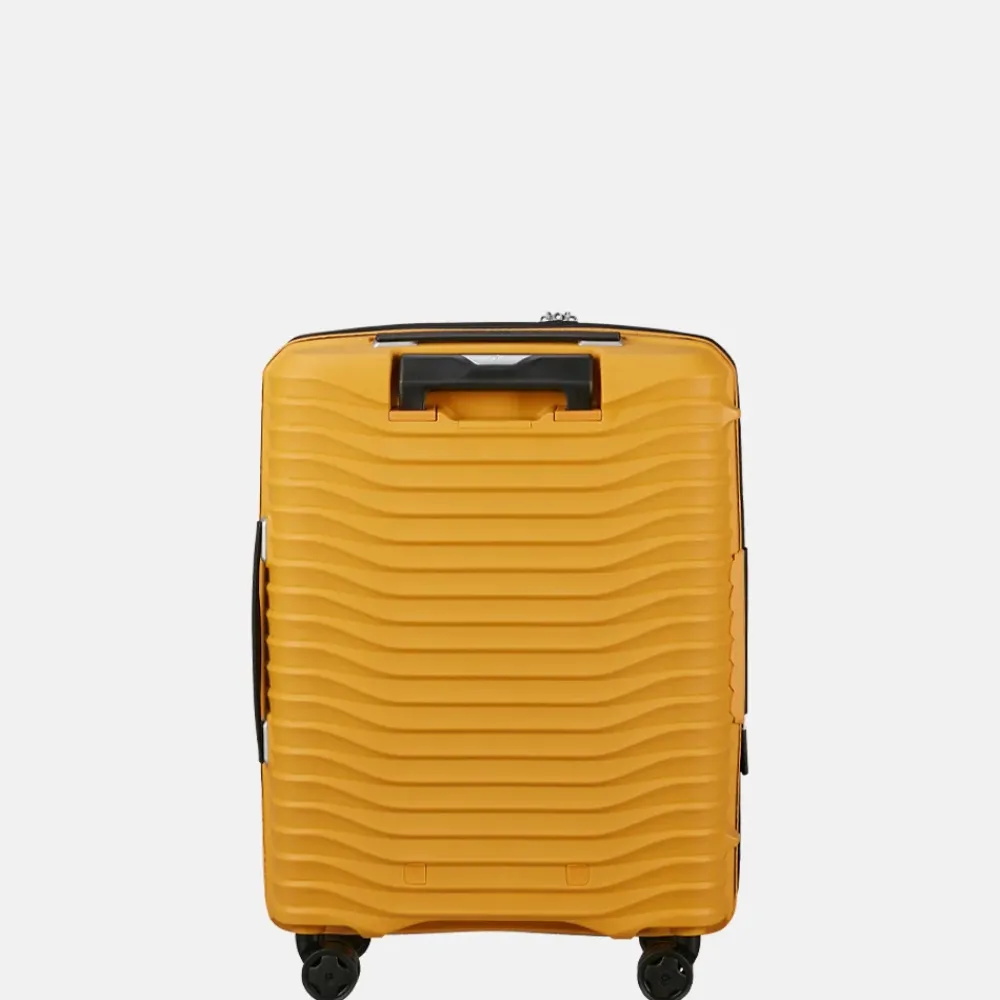 Handbagage Koffers^Samsonite Upscape Frontpocket handbagage koffer 55 cm yellow