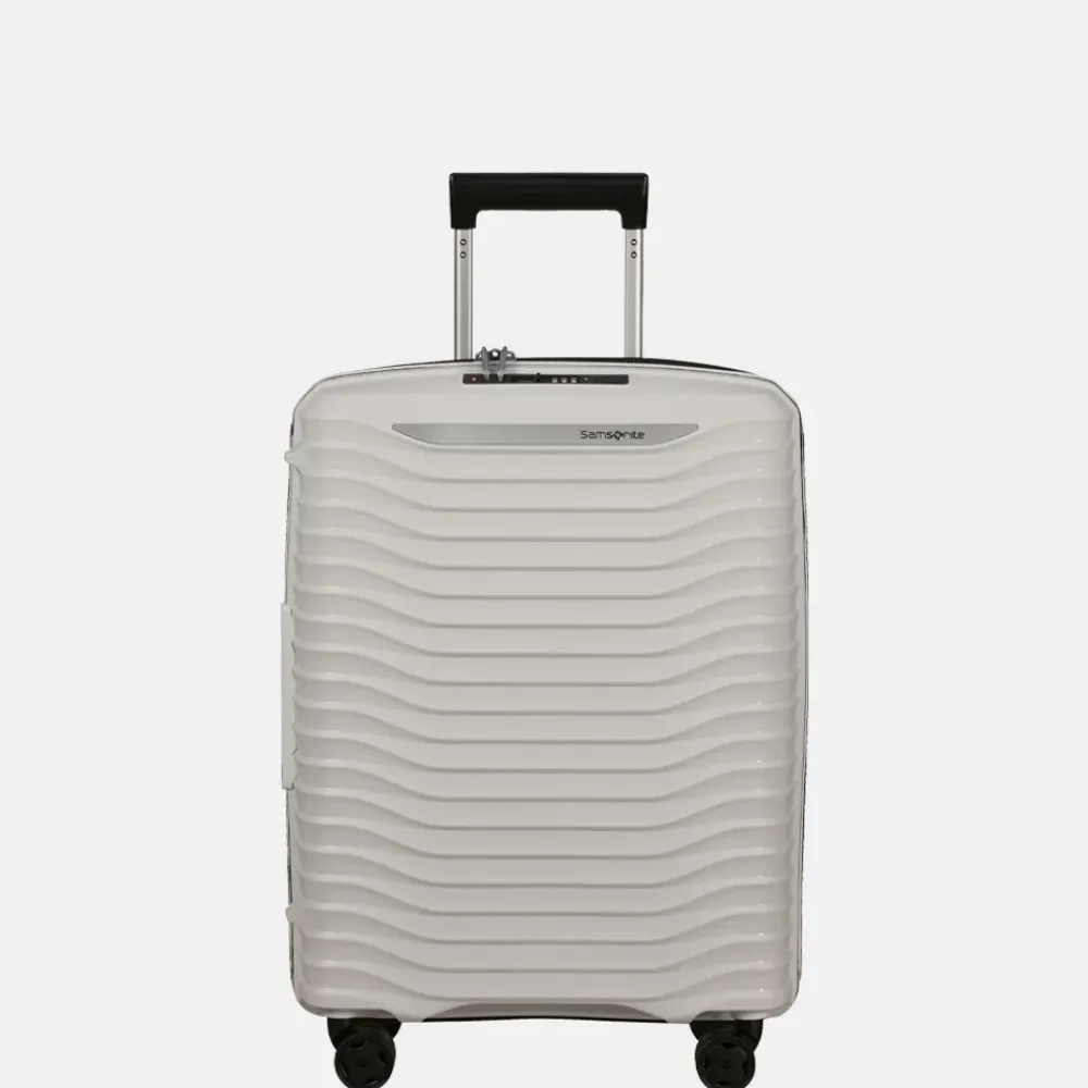 Handbagage Koffers^Samsonite Upscape handbagage koffer 55 cm expandable cloud white