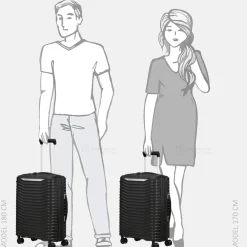 Handbagage Koffers^Samsonite Upscape handbagage koffer 55 cm black