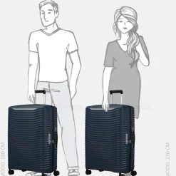 Reiskoffers^Samsonite Upscape koffer 75 cm blue nights