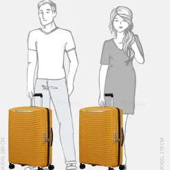 Reiskoffers^Samsonite Upscape koffer 68 cm yellow