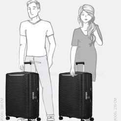 Reiskoffers^Samsonite Upscape koffer 75 cm black