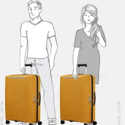 Reiskoffers^Samsonite Upscape koffer 75 cm yellow