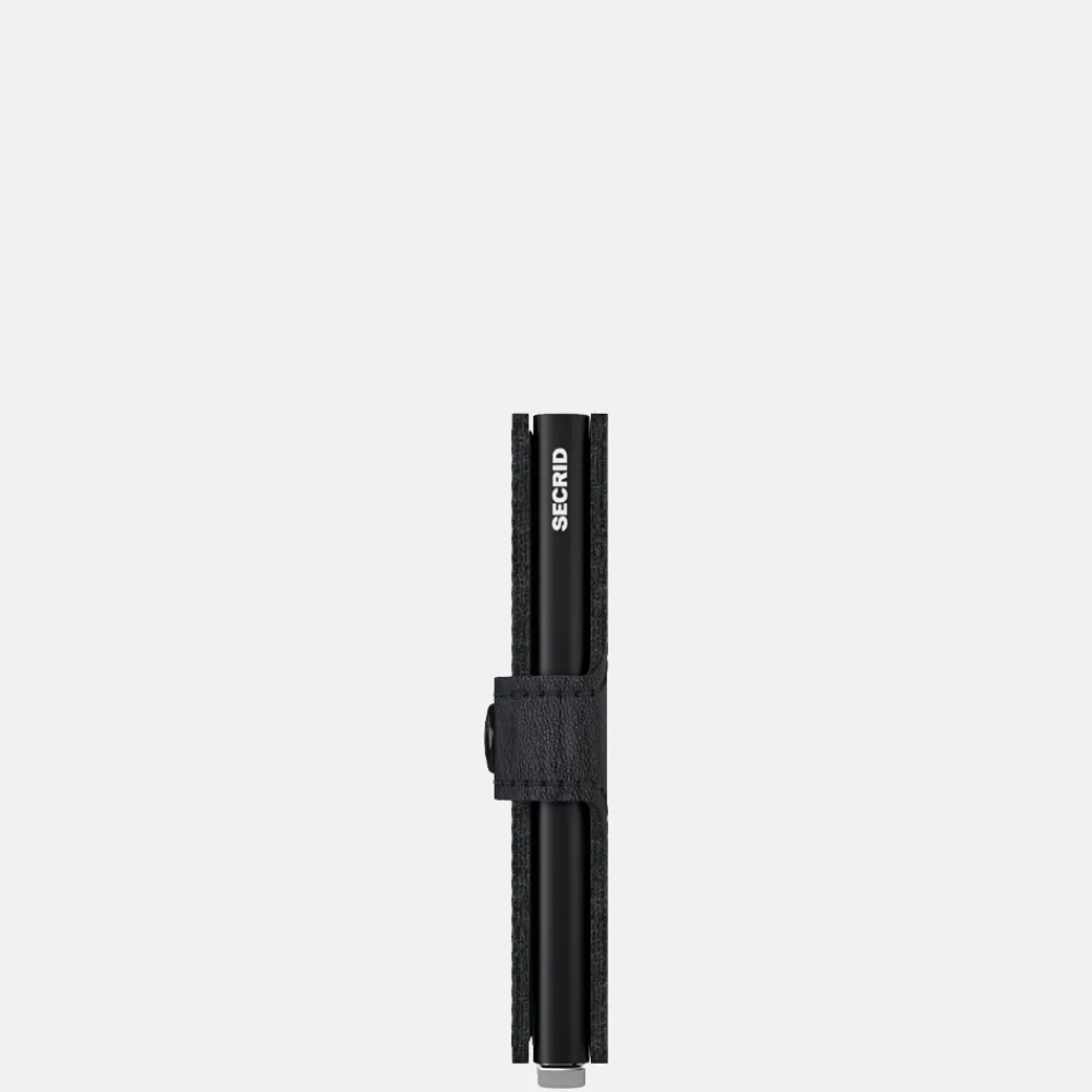 Pasjeshouders | Heren Portemonnees^Secrid Miniwallet Inox Emboss Lines pasjeshouder black
