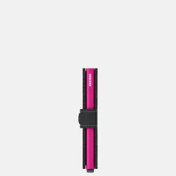 Pasjeshouders | Gepersonaliseerde Portemonnees^Secrid Miniwallet matte black & fuchsia