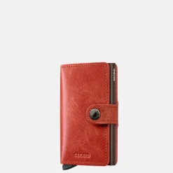 Pasjeshouders | Heren Portemonnees^Secrid Miniwallet pasjeshouder vintage orange