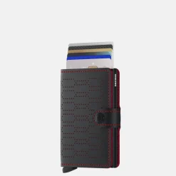 Pasjeshouders | Heren Portemonnees^Secrid Miniwallet pasjeshouder Fuel Black-Red