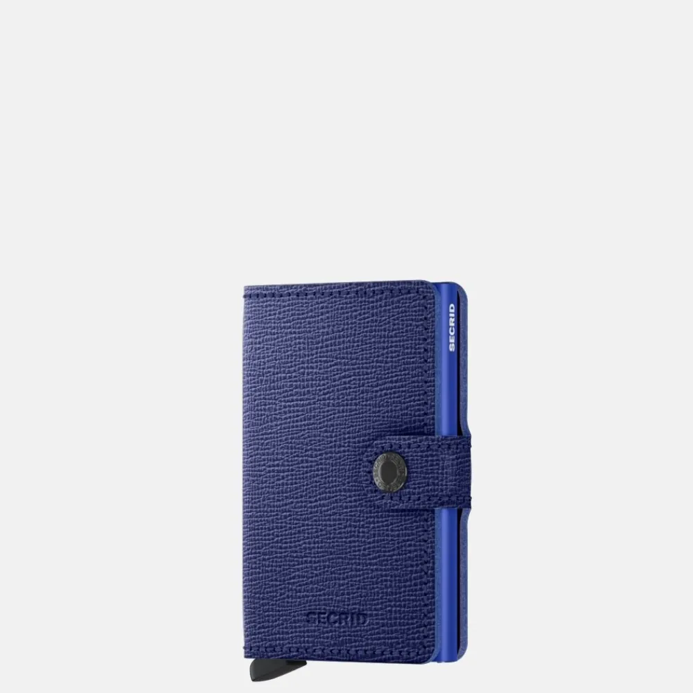 Pasjeshouders | Gepersonaliseerde Portemonnees^Secrid Miniwallet pasjeshouder crisple cobalt