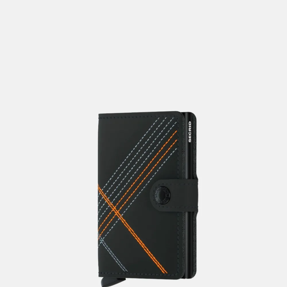 Pasjeshouders | Heren Portemonnees^Secrid Miniwallet pasjeshouder stich linea orange