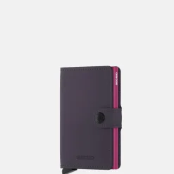 Pasjeshouders | Gepersonaliseerde Portemonnees^Secrid Miniwallet pasjeshouder matte purple-fuchsia